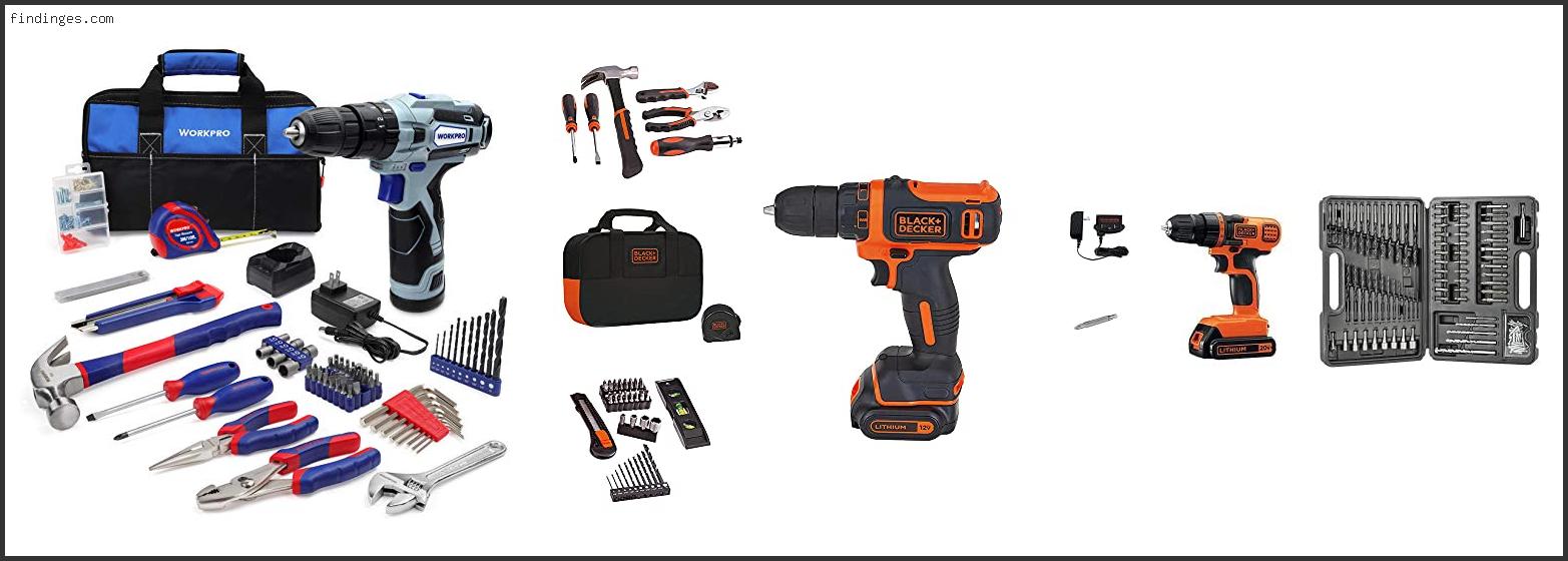 Top 10 Best Cordless Drill For Homeowner Reviews With Scores Findinges
