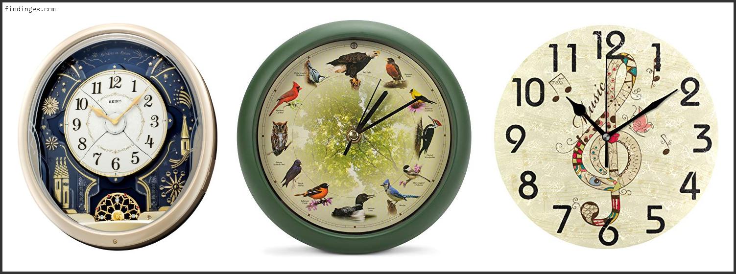 Top 10 Best Musical Wall Clock To Buy Online Findinges