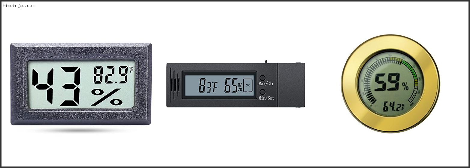 Top 10 Best Digital Hygrometer For Cigars Based On Customer Ratings