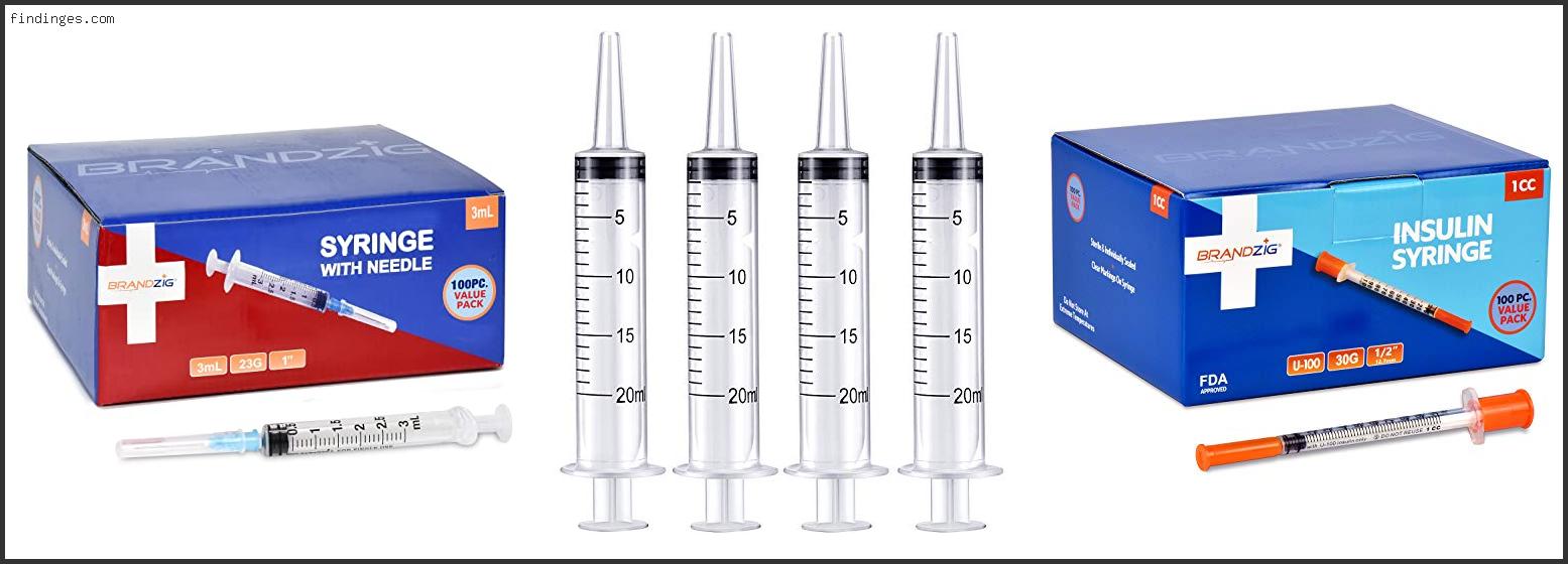Top 10 Best Syringes Based On Customer Ratings Findinges