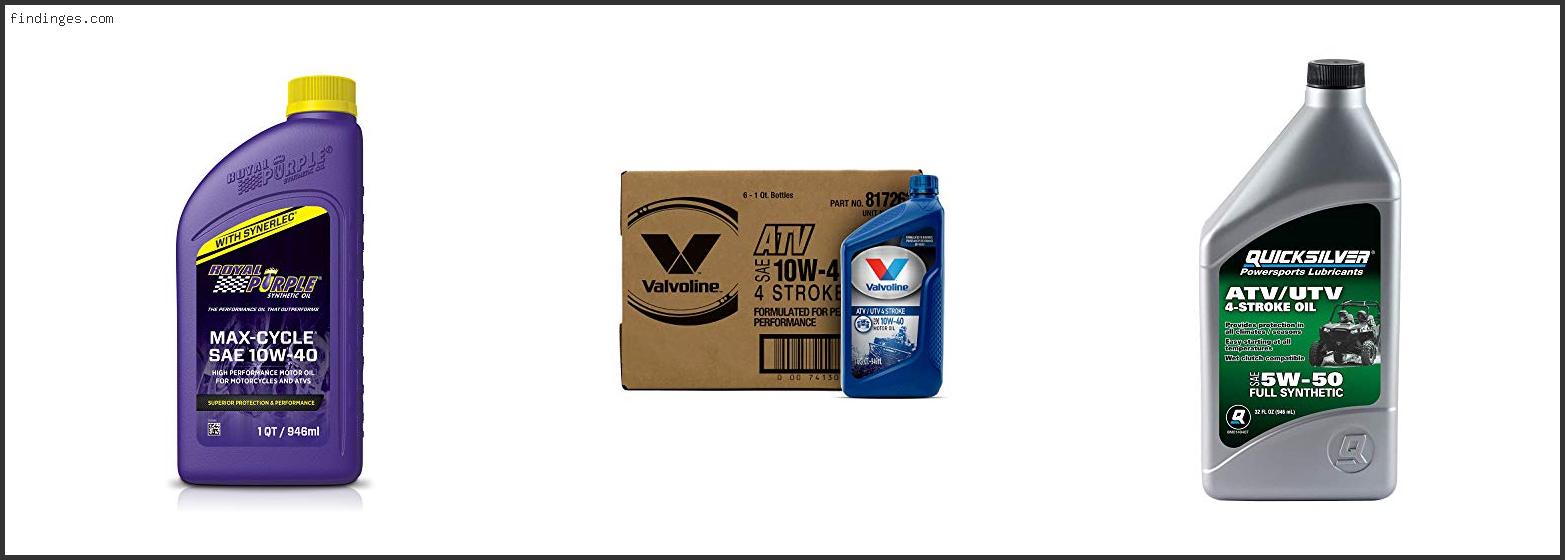 Top 10 Best Atv Oil Based On Customer Ratings Findinges