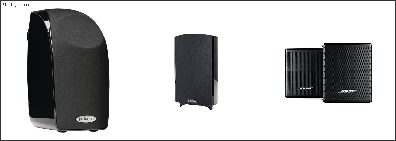 Top 10 Best Satellite Home Theater Speakers Based On Scores Findinges