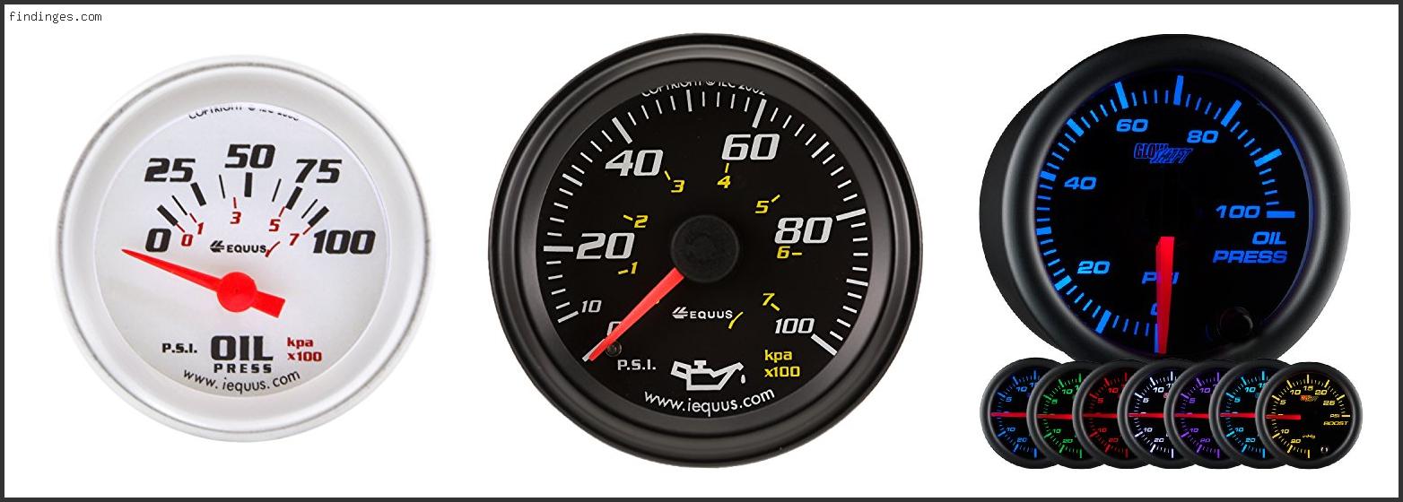 Top 10 Best Oil Pressure Gauge Based On Customer Ratings Findinges