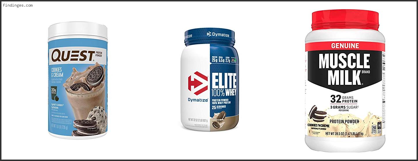 Top 10 Best Cookies And Cream Protein Powder Reviews With Products List
