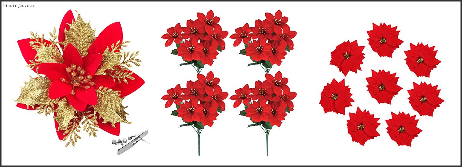 Top 10 Best Fake Poinsettias With Expert Findinges