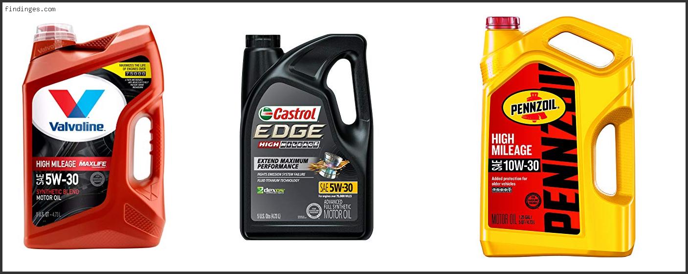 Top 10 Best High Mileage Engine Oil Reviews With Products List - Findinges