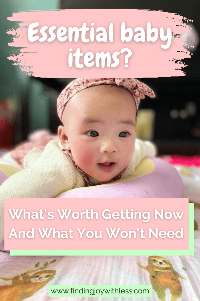 Essential Baby Items? What's Worth Getting Now And What You Won't Need