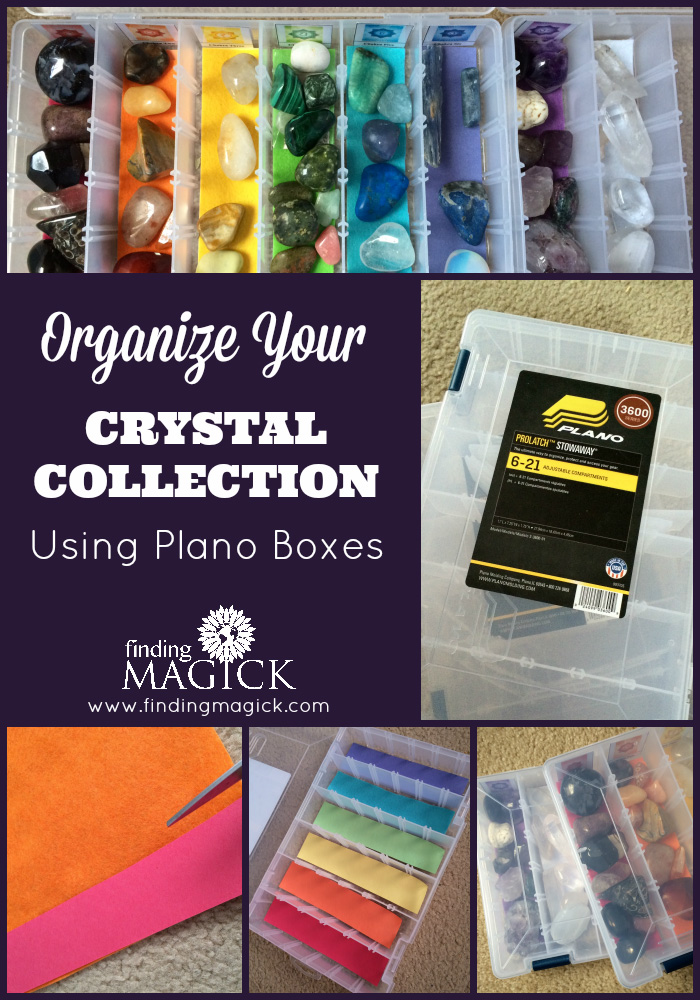 How to Organize Your Crystal Collection Using Plano Boxes Finding Magick