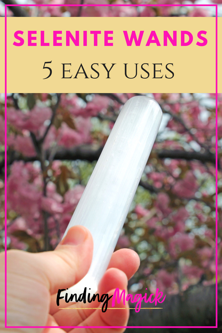 How To Cleanse Crystals With Selenite Wand / Selenite Wands For