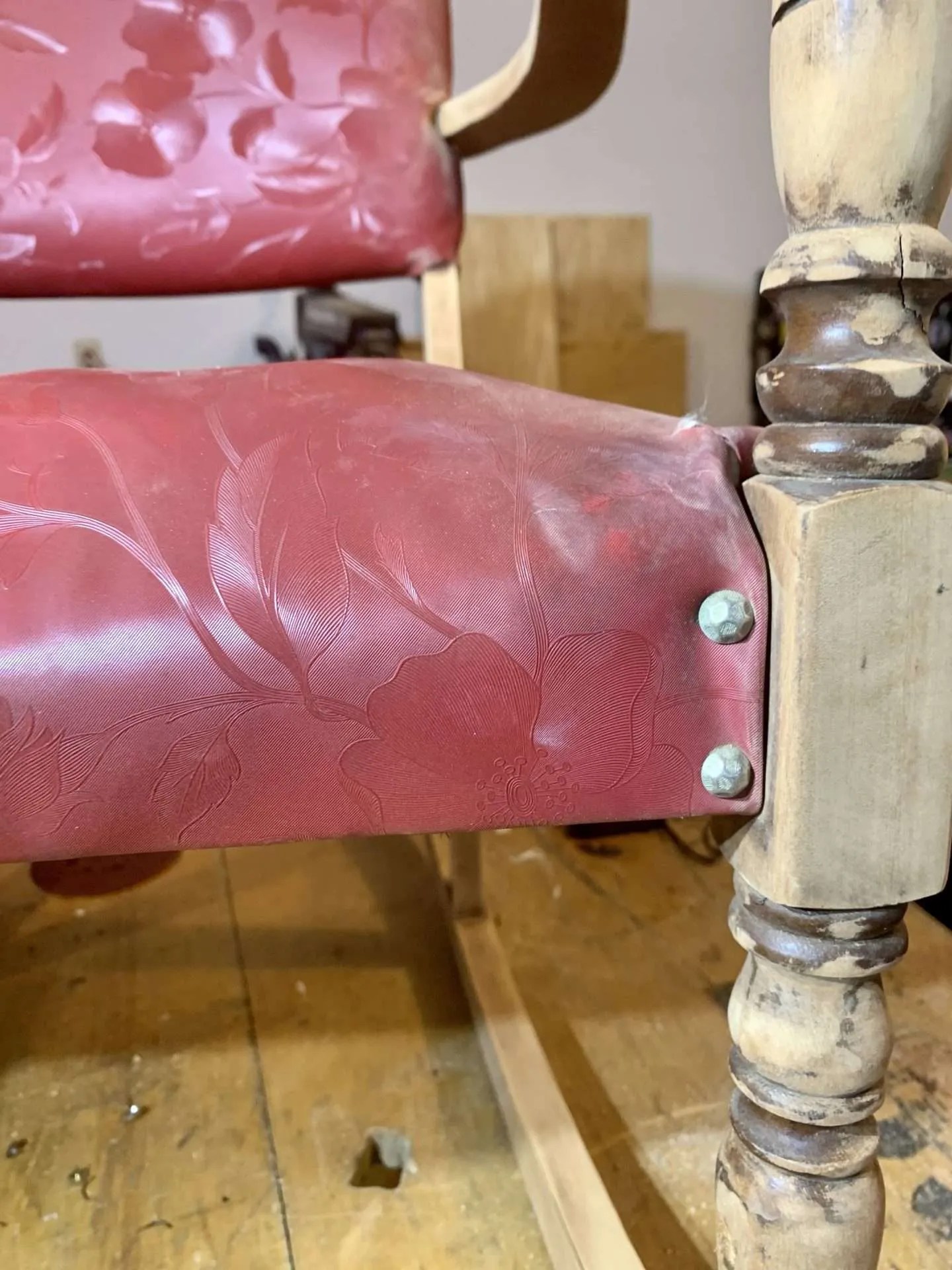 How to Refurbish An Old Rocking Chair & Family Heirloom finding mandee