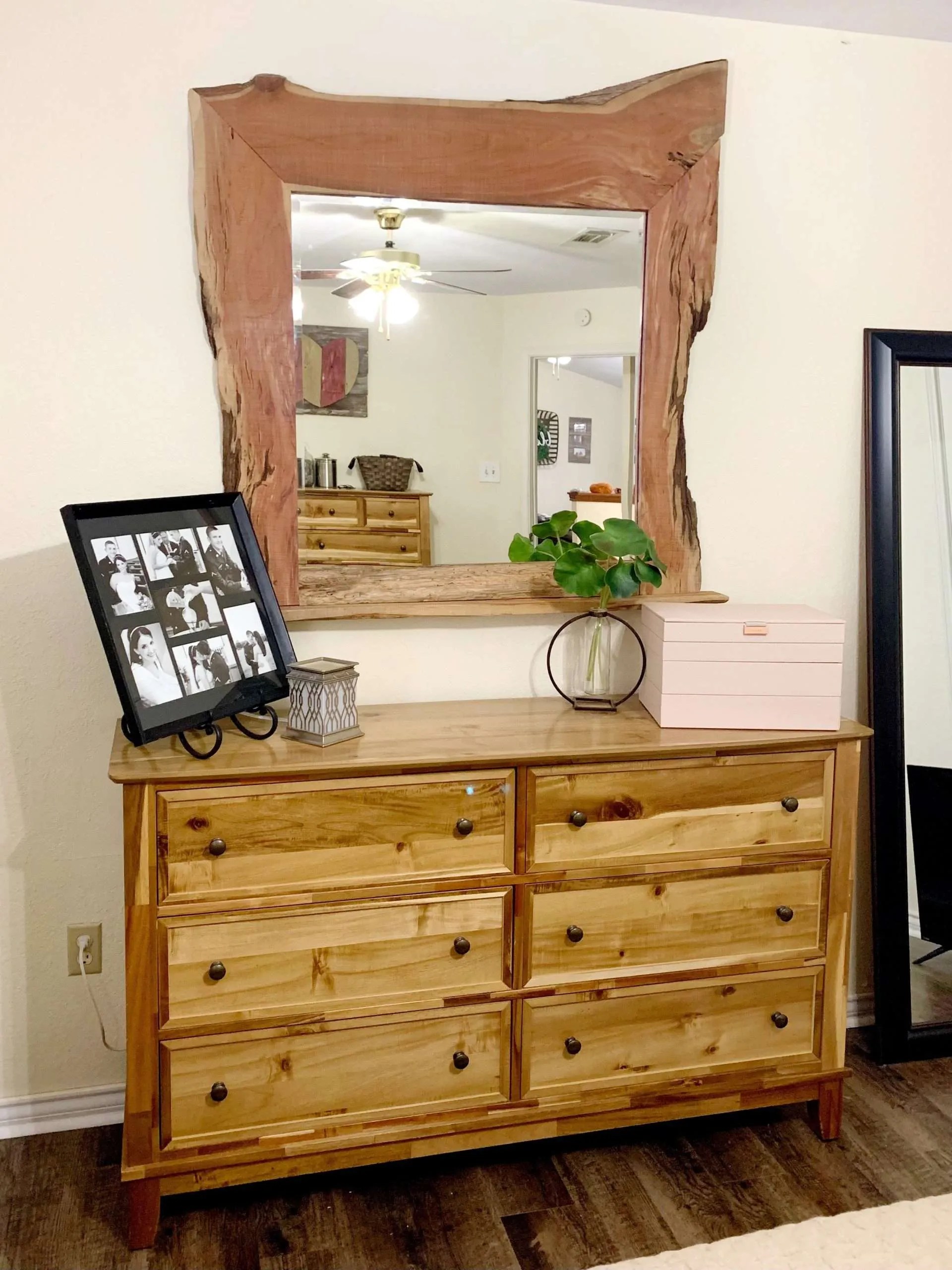 How to Make a Live Edge Mirror Finding Mandee
