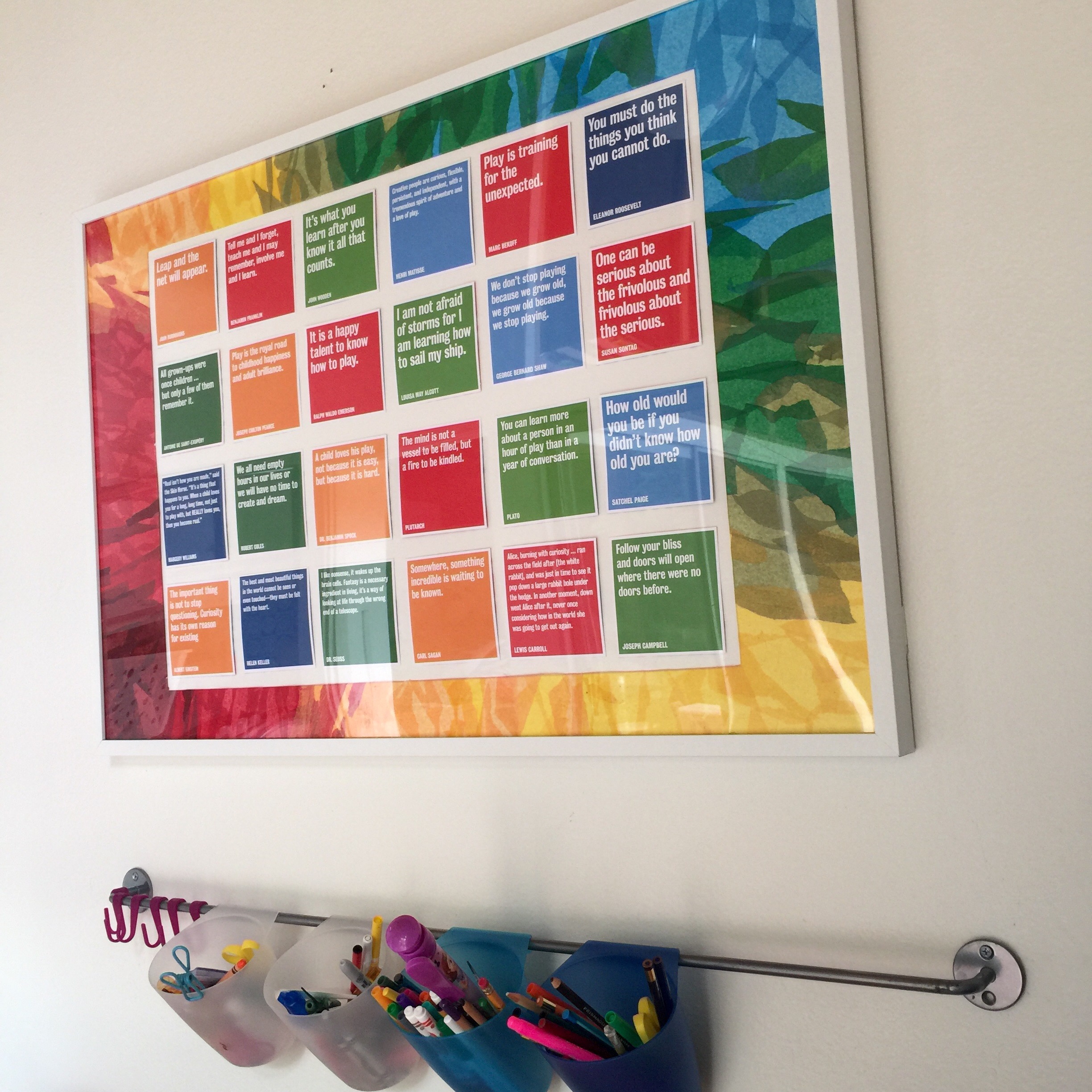 Meaningful wall art project Finding My Muchness