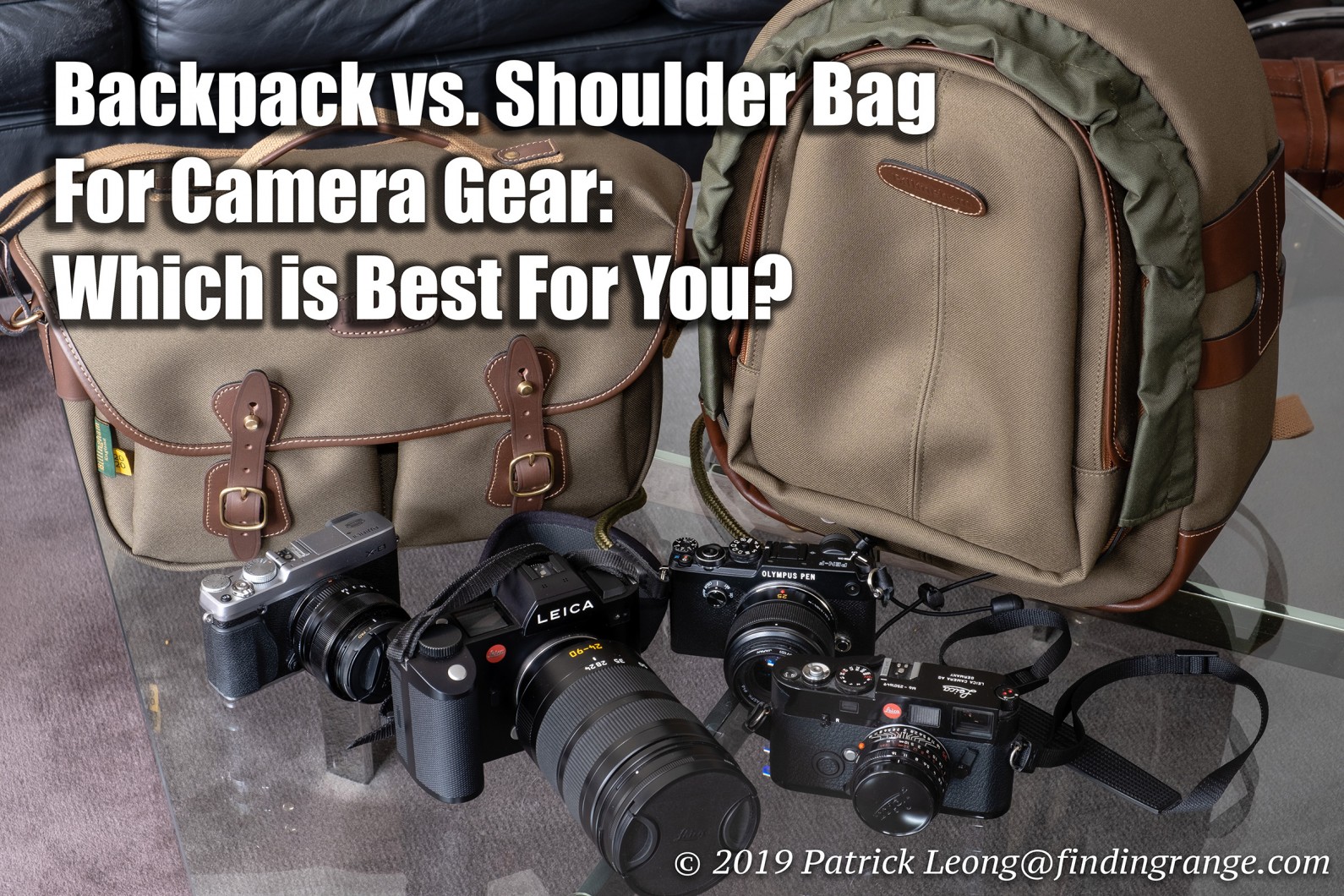 Backpack vs Shoulder Bag for Camera Gear Which is Best For You?