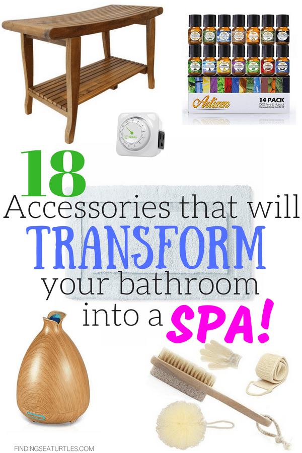 18 Luxurious Home Spa Bath Accessories