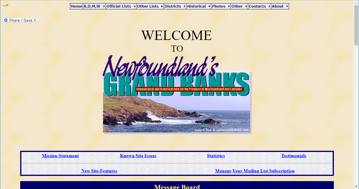 Newfoundland Ancestors Newfoundland\’s Grand Banks Finding Your