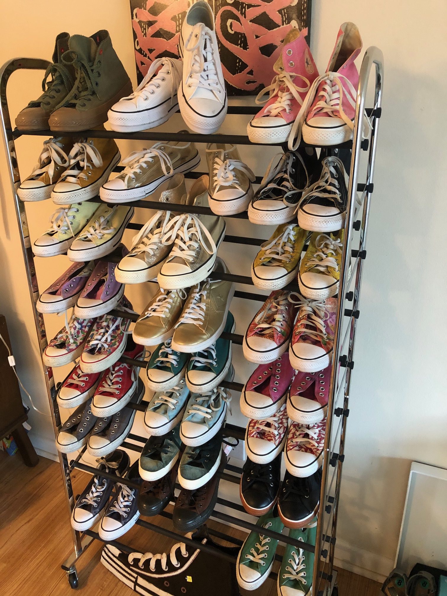 Thrifted Home Converse Sneaker Wall Finding Your Good
