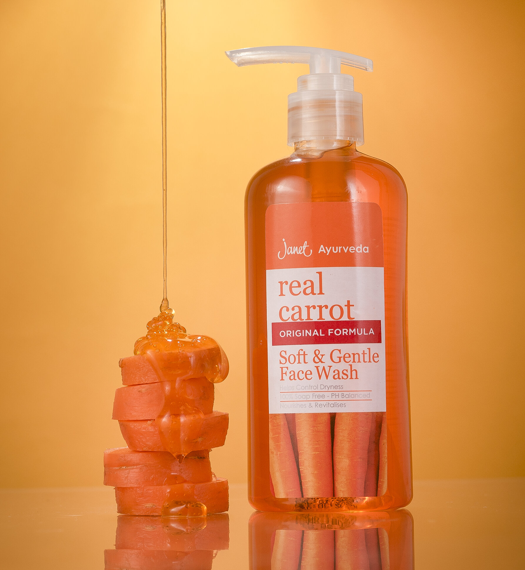 Real Carrot Soft & Gentle Face Wash in Sri Lanka, price and