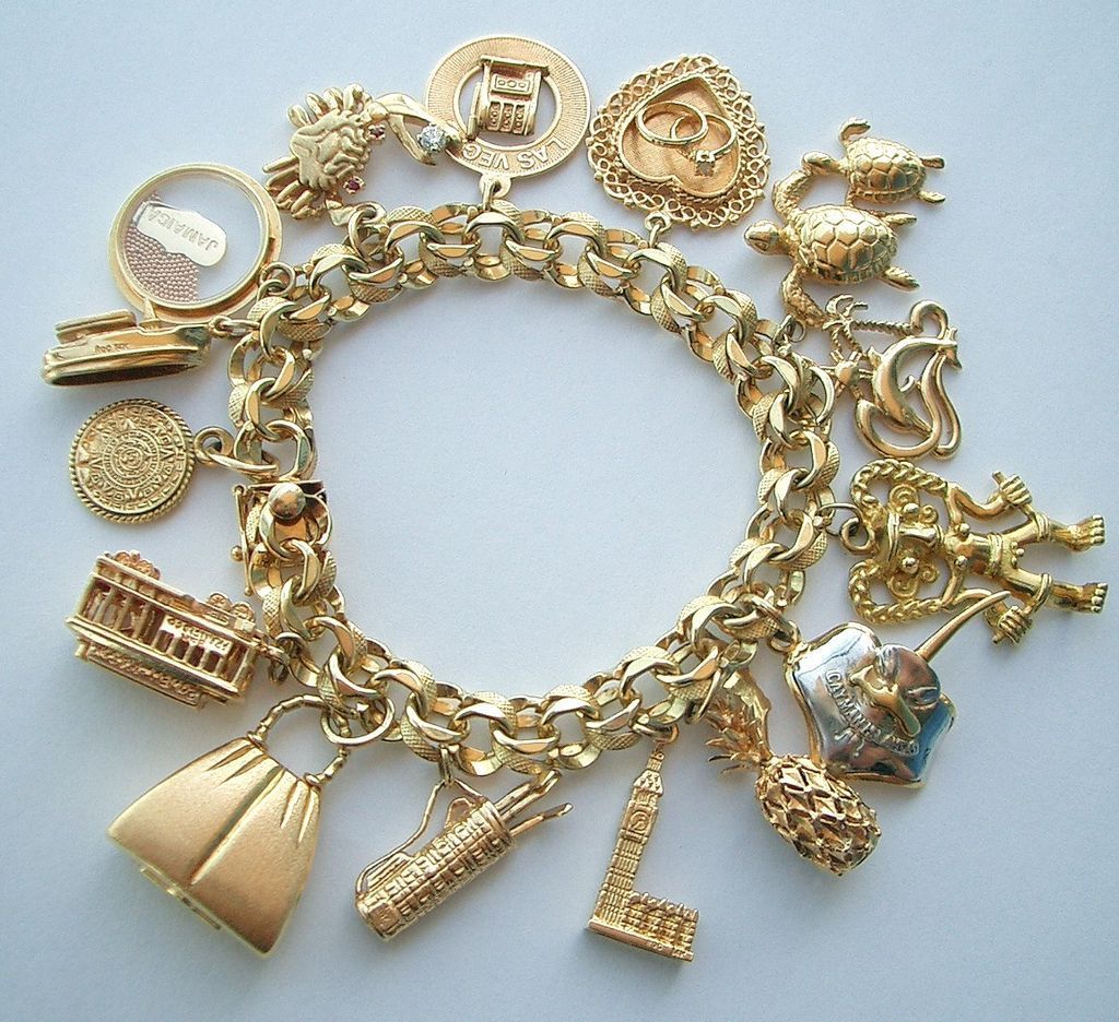 Gold Charm bracelet in Sri Lanka, price and