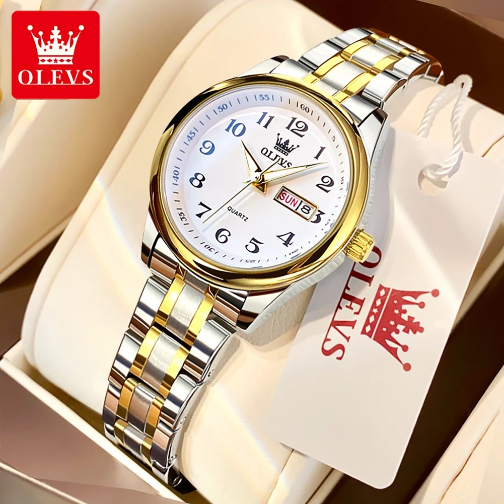OLEVS Women's Wrist watch Original Luxury Watches for Ladies Waterproof