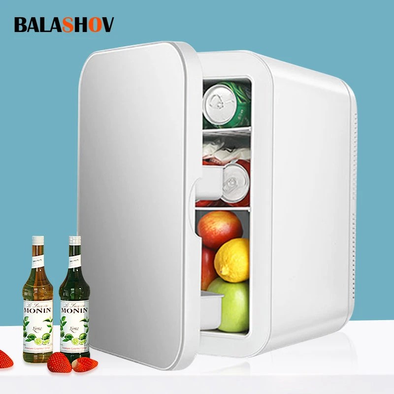 20L Mini Fridge Refrigerator 12V/220V Beauty Cooler Warmer