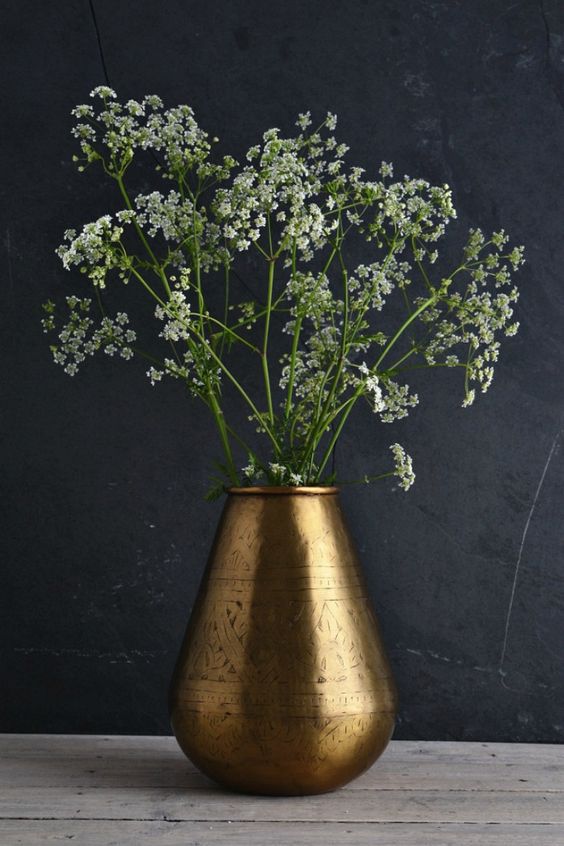 Burnt Brass Flower Vase in Sri Lanka, price and