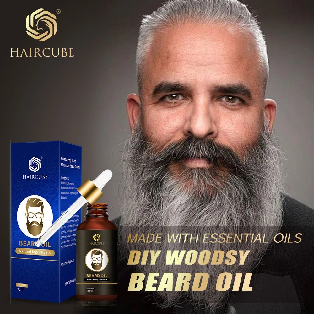 Haircube Natural Men Beard Growth Oil Products Hair Loss Treatment
