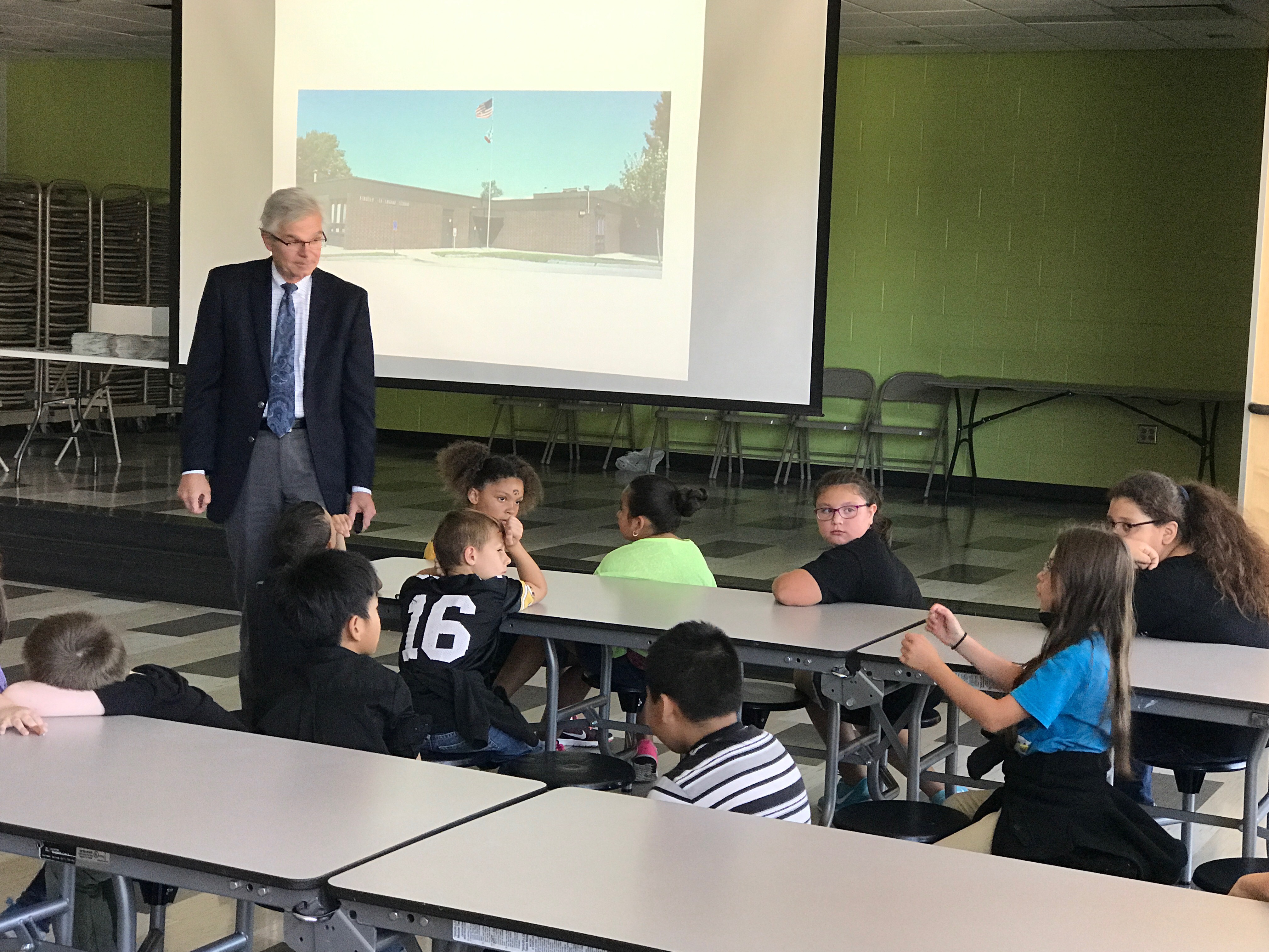 4th Grade gets University Map Lesson Findley Elementary School