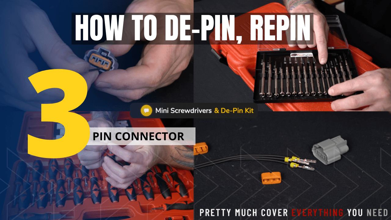 Depinning automotive electrical connectors How to remove the pin from