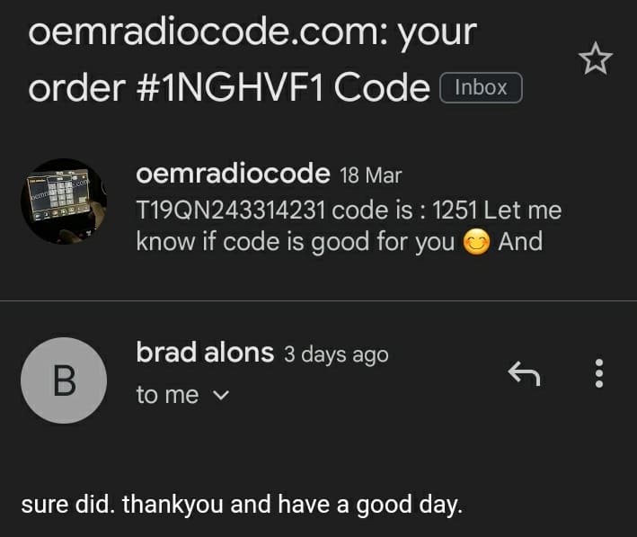 Find radio code Instant Automated online service!⚡