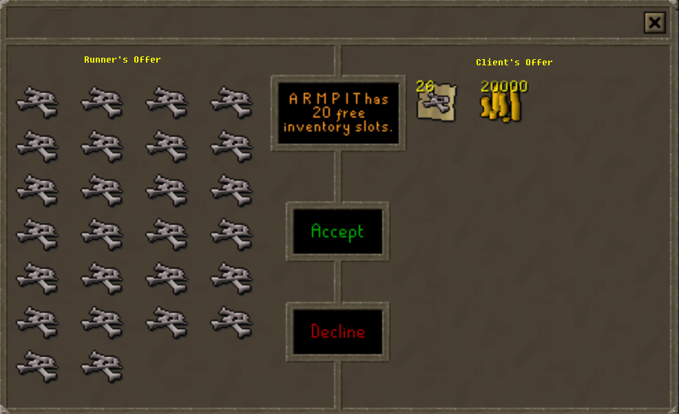 Findrunners OSRS clan chat
