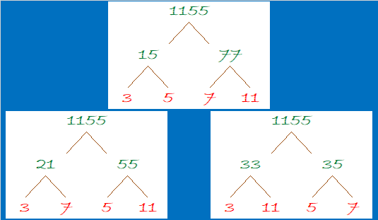 Reasons to Celebrate 1155 Find the Factors