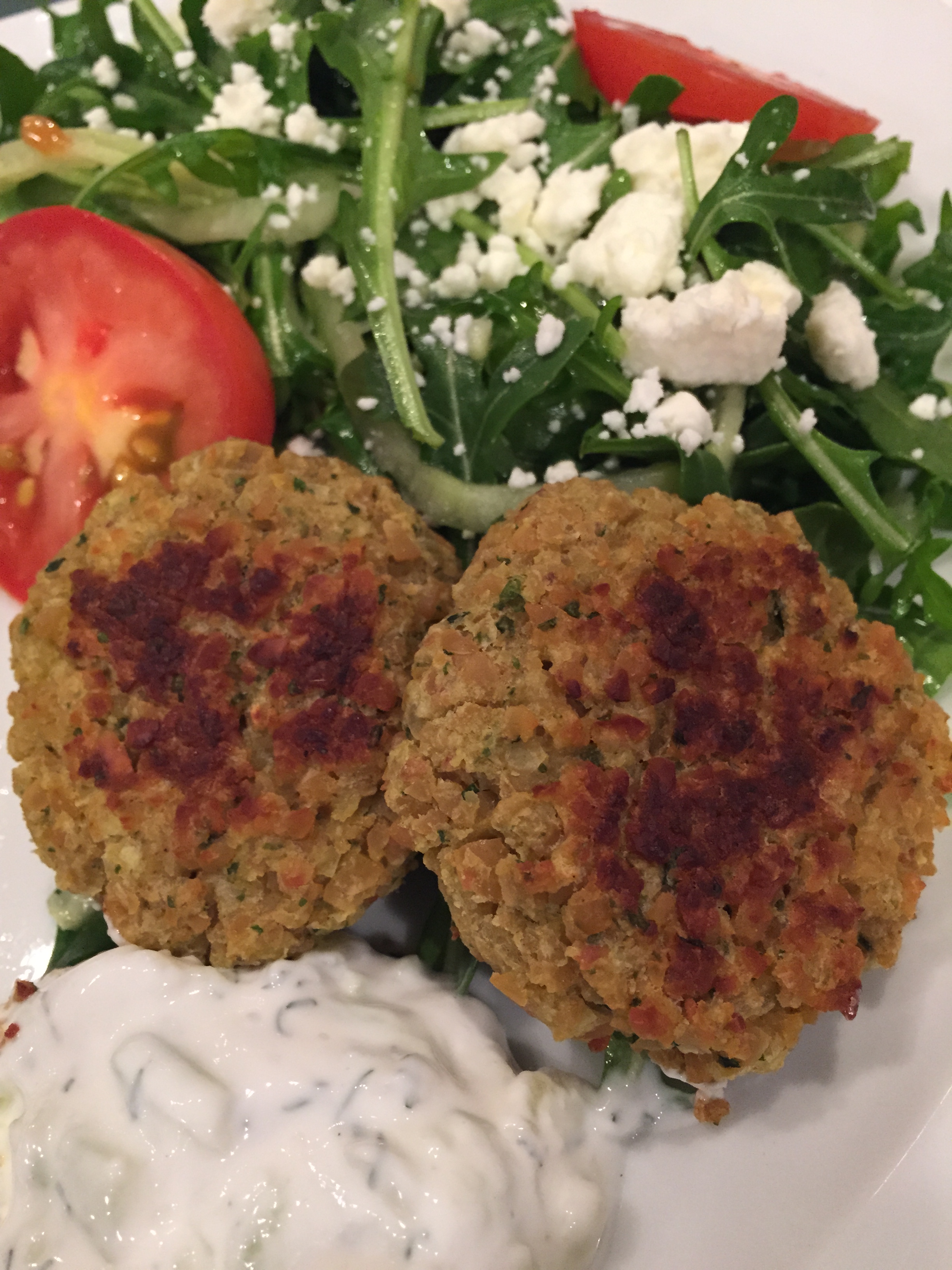 Baked Falafel with Cucumber Dill Yogurt Find the Time to Cook