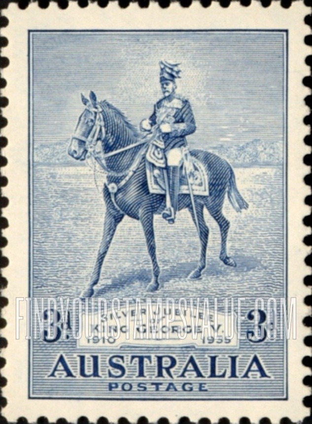 Value of silver jubilee 19101955 stamps