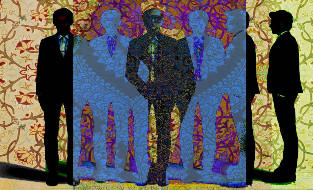 Pattern Portrait Collage Art Fine Digital Art