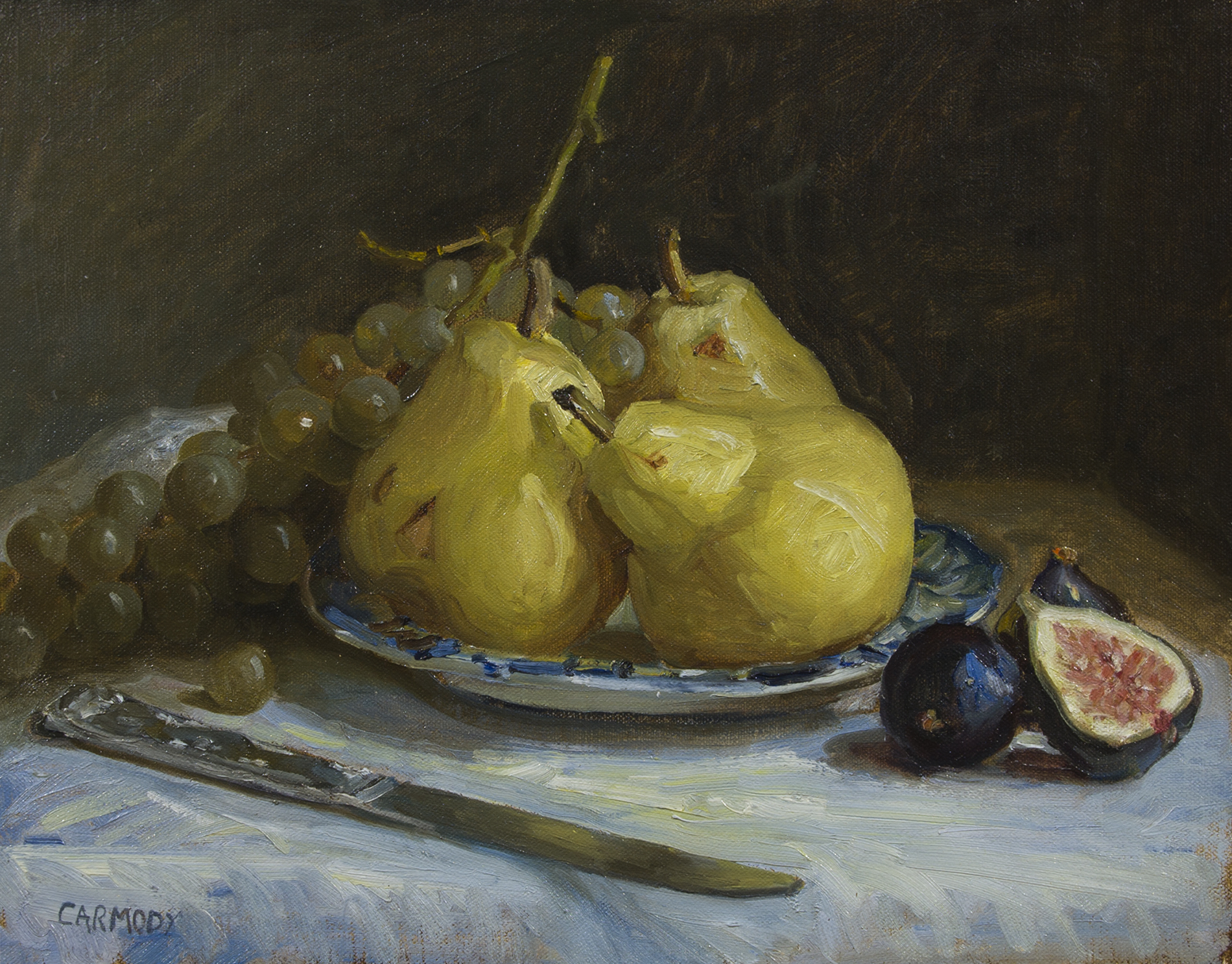 Still Life With Pears And Fig
