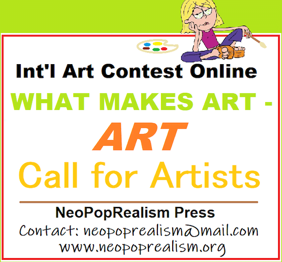 INVITE to Int'l Art Contest online WHAT MAKES ART ART Fine Art