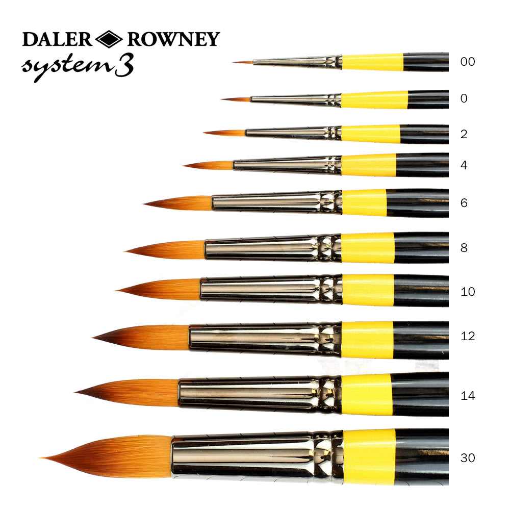 Daler Rowney System 3 SY85 Round Paint Brush Price In Pakistan
