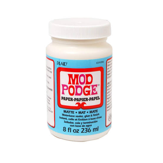 Mod Podge Paper Matte Glue Acid Free In 236ml.