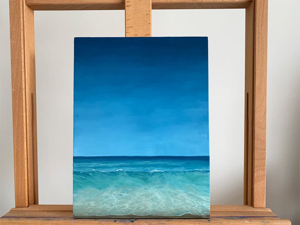 How to Paint a Tropical Ocean Wave with Oil Paints Step by Step