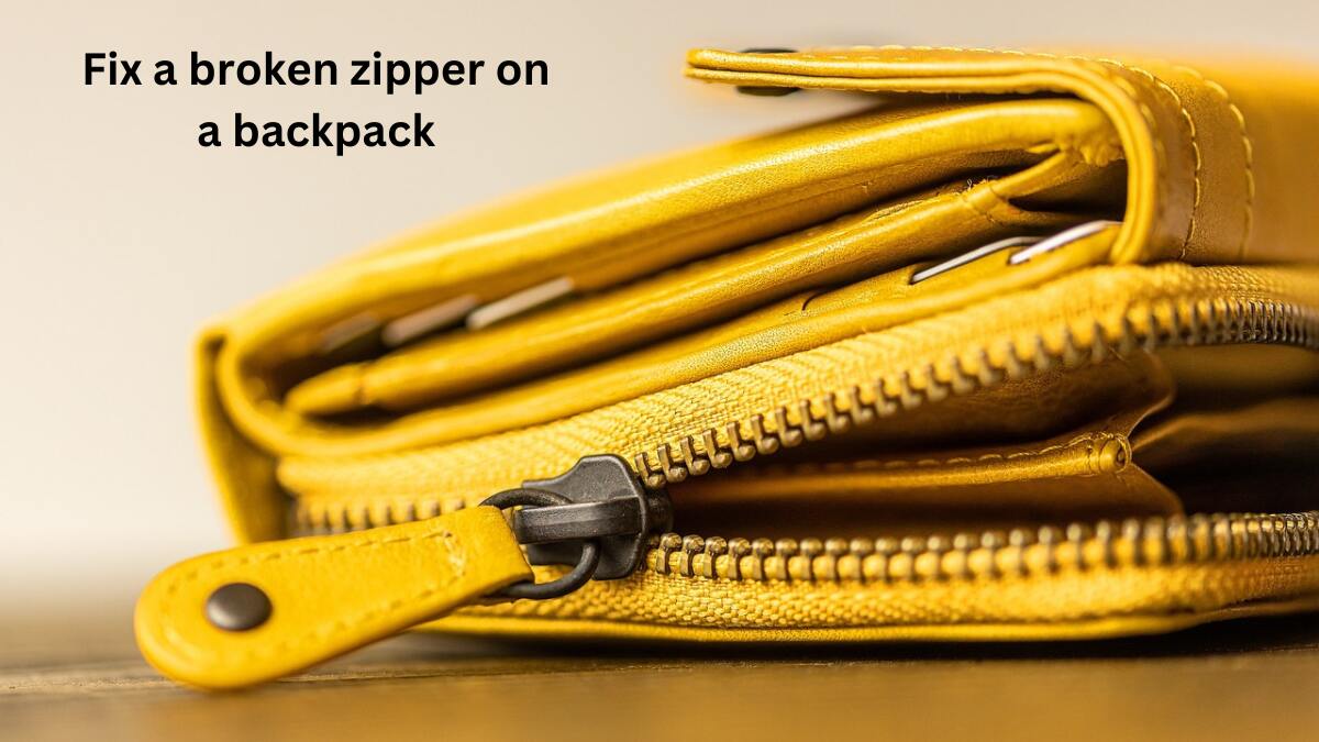 how to fix a broken zipper on a backpack FineBackPack