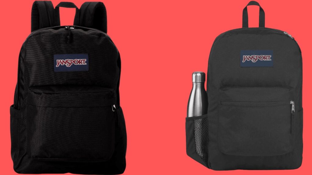 black jansport backpack with side pockets FineBackPack