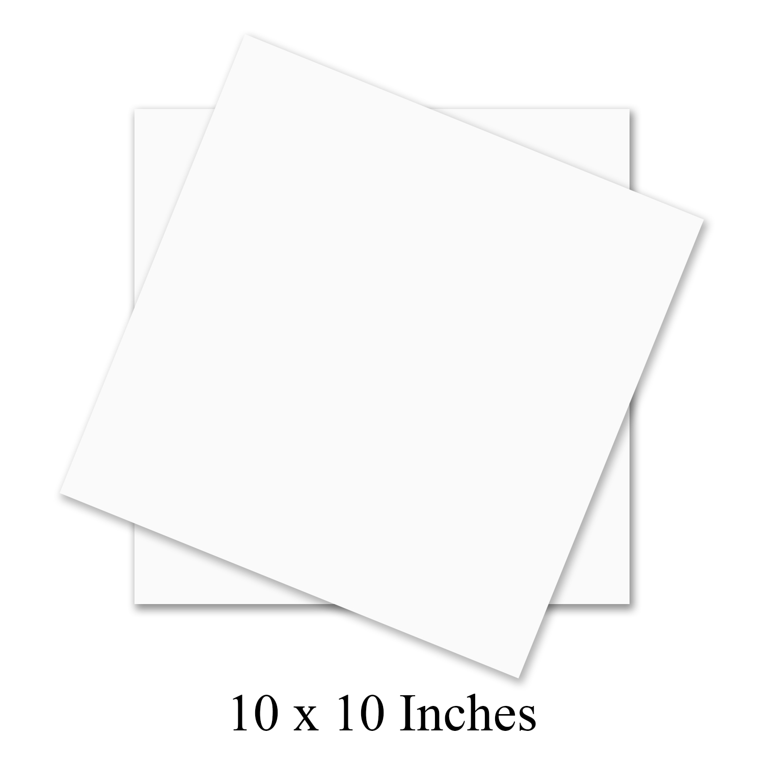 10" x 10" Square White Cardstock Bulk and Wholesale Fine Cardstock