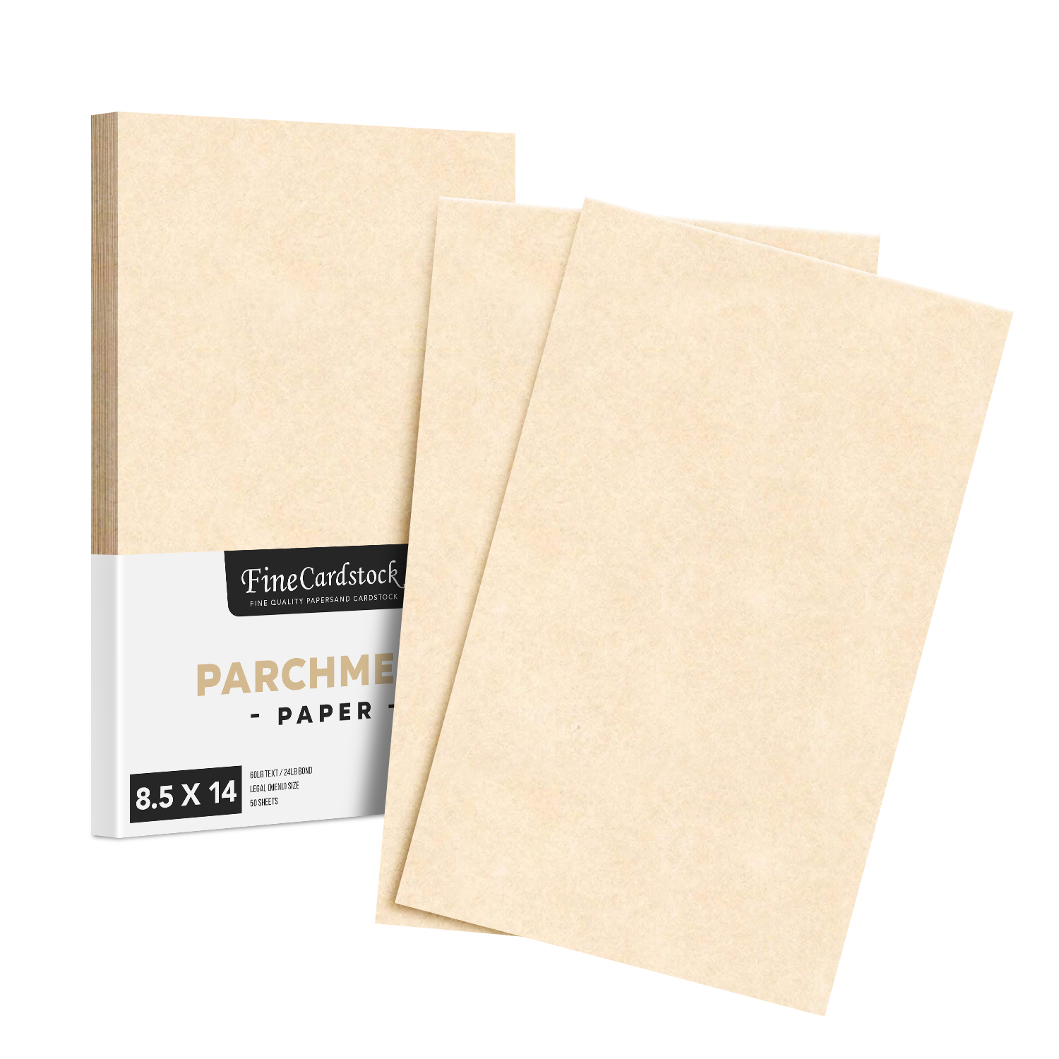 8.5 x 14 Parchment Paper Natural Bulk and Wholesale Fine Cardstock
