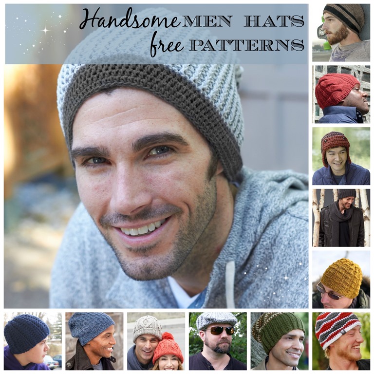 15 Incredibly Handsome Winter Hats for Men to Knit or Crochet