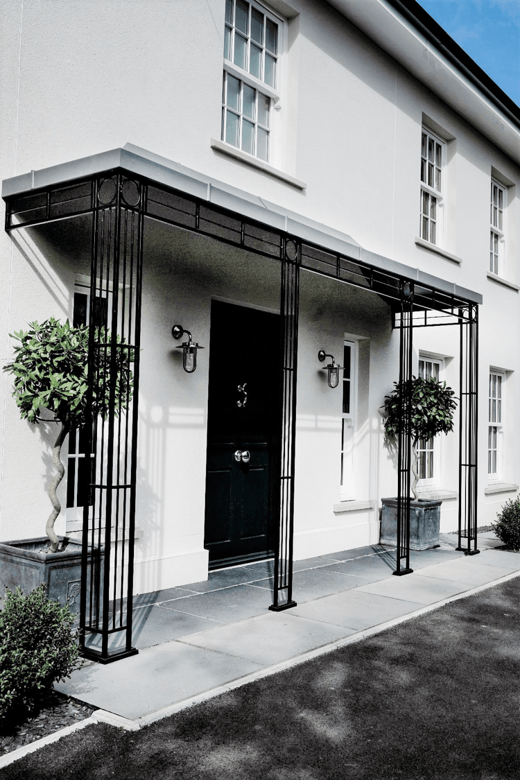 Complete Bespoke Porch Made in the UK Fine Iron