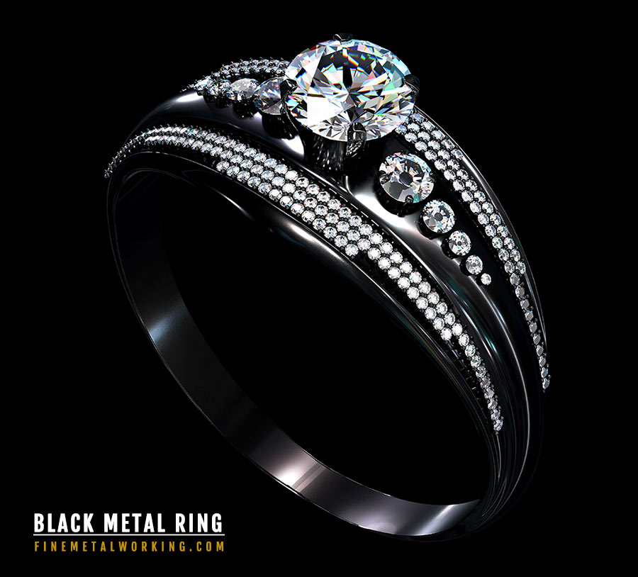 Metals that are Black. 6 Stylish Black Metals for Rings & Knife