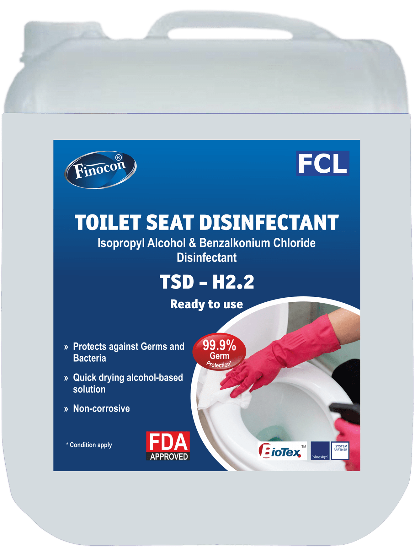TOILET SEAT DISINFECTANT Fineotex