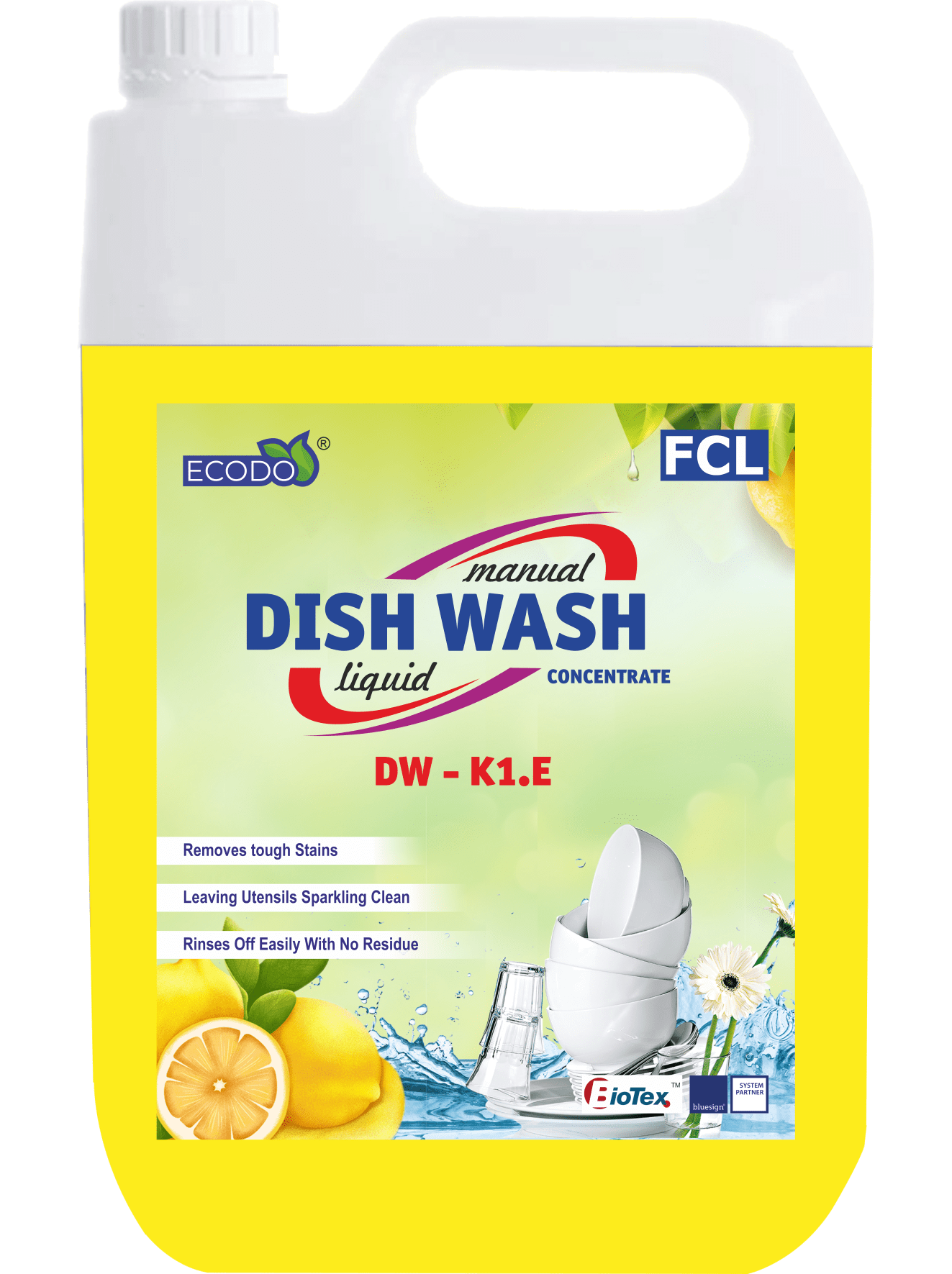 MANUAL DISH WASH LIQUID Water resistant surfaces and materials