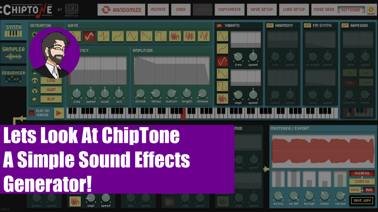 Chiptone A Free Sound Effects Maker FinePointCGI