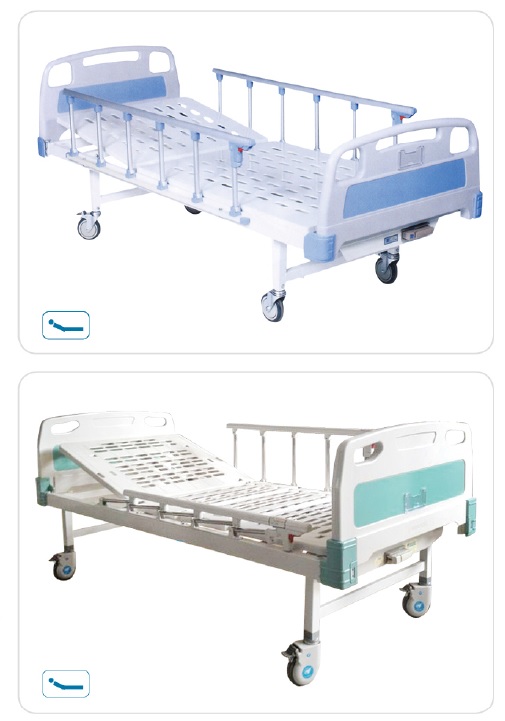 manual hospital bed with one way crank